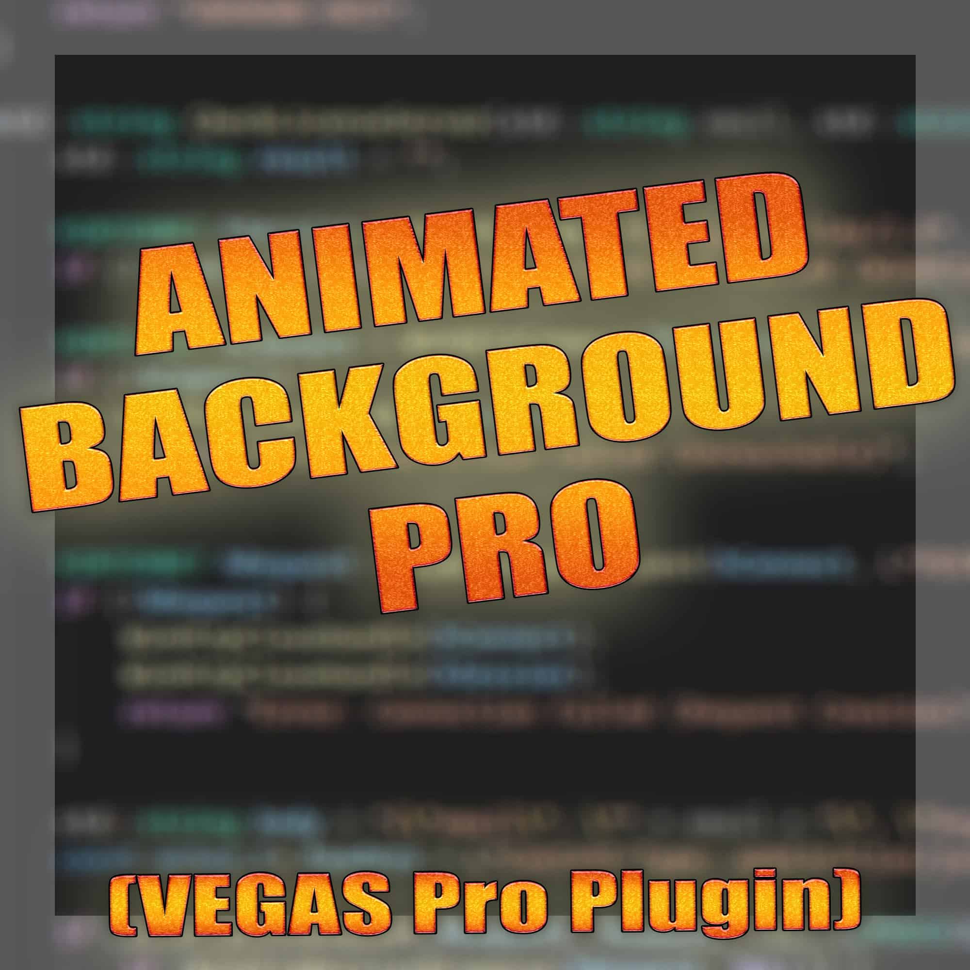 SyF Animated Background Pro plugin icon for Vegas Pro