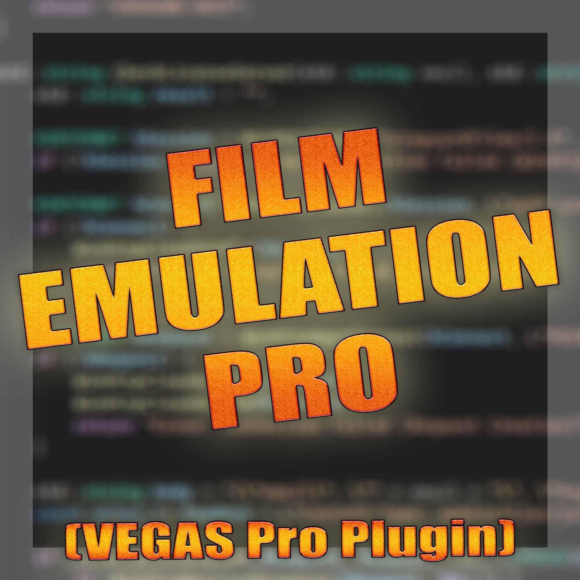 SyF Film Emulation Pro plugin icon for Vegas Pro